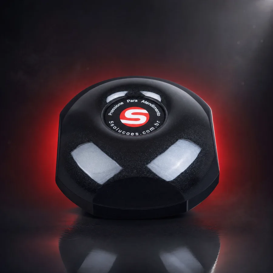 Botão de chamada preto Smart Call — foto de produto